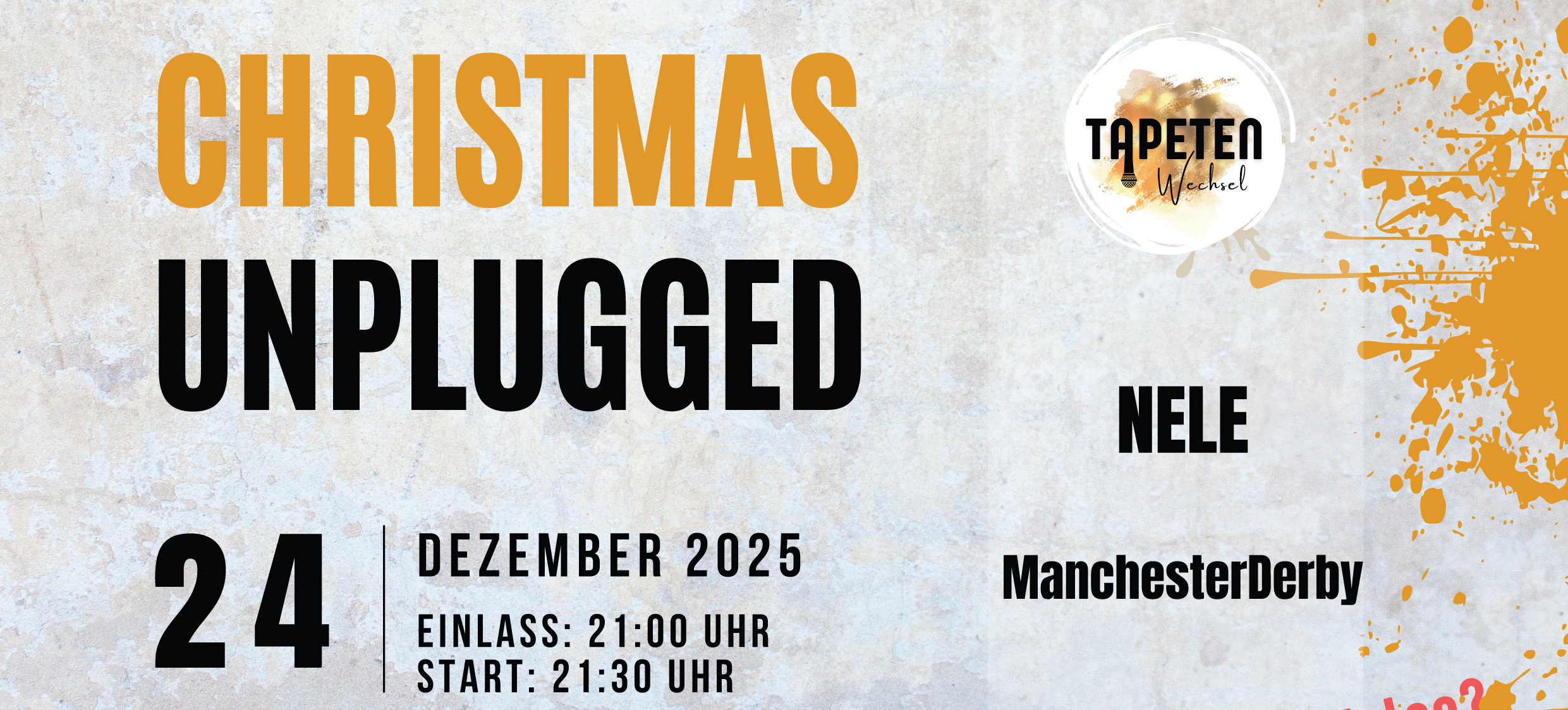 24.12.2025 – Christmas Unplugged in der JUKE-BOX